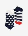 Happy Socks Big Dot Stripe Low Чорапи 2 чифта
